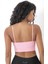 Önü Çapraz Detaylı Spor Crop Büstiyer 5800 Pembe 5