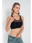 Tül Detaylı Kadın Crop Büstiyer 5910 Siyah 1