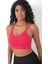 Arkası Çapraz Detaylı Spor Crop Büstiyer 5800 Neon Mercan 2