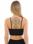 Önü Çapraz Detaylı Spor Crop Büstiyer 5800 Siyah 2