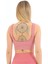 Kalın Askılı Pedli Fitilli Crop Büstiyer 5704 Pembe 3