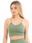 Ince Ip Askılı Fitilli Pedli Crop Büstiyer 5702 Yeşil 1