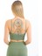 Ince Ip Askılı Fitilli Pedli Crop Büstiyer 5702 Yeşil 4