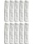 Yedek Cam Peluş Mop 35 cm 10'lu set, temizlik kolaylığı ve hijyen sağlar. 1