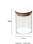 10'lu Bambu Kapaklı Borosilikat Cam Baharatlık Takımı, 250 ml, şık ve dayanıklı set 2