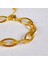 18 Ayar Gold Kaplama Örme Bileklik ,kadın Özel Tasarım Örme Zincir Model Bileklik 2