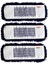 Cod- Ex Orlon Mop Yedek 60cm 3'lü set, toz ve kir temizliği için ideal 1