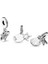 Pandora Deniz Yıldızı ve Deniz Kabuğu Sallantılı Charm 925 Ayar Gümüş 4