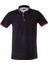 Siyah Erkek Polo Yaka Kısa Kollu T-Shirt – Bordo Detaylı Şık Tasarım 1