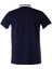 Lacivert Erkek Polo Yaka Kısa Kollu T-Shirt – Beyaz Detaylı Şık Tasarım 2