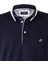 Lacivert Erkek Polo Yaka Kısa Kollu T-Shirt – Beyaz Detaylı Şık Tasarım 4