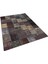 Kahverengi-Vizon Doğal Dokuma Patchwork Halı 3