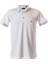 Beyaz Erkek Polo Yakalı Kısa Kol Patletli T-Shirt – Desenli Modern Tasarım 1