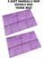Mor Renkli Mandallı Mop Yedek Bezi, 2 Adet Desing 266450 1