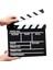 Dekoratif Sinema Klaket – Ahşap Film Seti Aksesuarı & Masa Üzeri Clapperboard Yazı Yazılabilir Stand 2