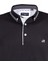 Siyah Erkek Polo Yakalı Kısa Kol Patletli T-Shirt – Desenli Şık Model 2