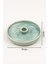 Yeşil Mermer Desenli Seramik Tütsülük | Green Marble Pattern Holder | Palo Santo, Sandal, Öd 5