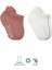 2'li Sneakers Kaymaz Colours Penye Çorap BS20104 Ekru Pudra 1