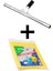 35 cm metal camsil, çekçek ve temizlik bezi, sarı, 3 adet, paslanmaz çelik, TR 1