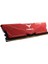 T-Force Vulcan Red 32GB 2X16GB 6400MHZ Ddr5 Gaming Ram CL40 (FLRD532G6400HC40BDC01) 1