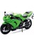 Oyuncak 1:12 Kawasaki Zx-10 R 2006 Model Motor 17CM Yeşil Nınja Kawasaki Motorsiklet 1