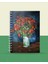 Vincent Van Gogh Çiçekler Koleksiyonu - A6 Spiralli 5 Adet Sanat Temalı Defter - 10,5X14,5 cm 5