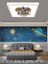 Harry Potter Logo Avize, 60X60 Kare Modern Çocuk Odası Avize, 60WATT, LED Işık, Tavan Lambası, Yeni 3
