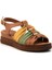2216412 Hakiki Deri Comfort Kadın Sandalet 1