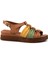 2216412 Hakiki Deri Comfort Kadın Sandalet 2