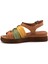 2216412 Hakiki Deri Comfort Kadın Sandalet 3