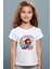 Gabby's Dollhouse Desen Baskılı Çocuk Unisex Siyah ve Beyaz Tshirt 1