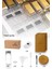 Şeffaf Pleksi Baharatlık Seti, Gold Etiket, Fırça, Huni ve Kalem ile 36 Parça, 120 ml 1