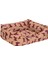 Uniform Bej-Bordo Kedi ve Köpek Yatağı S 40X50CM Drstr 2