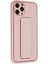 Iphone 11 Pro Kılıf Coco Deri Standlı Kapak - Pembe Drstr 2