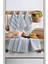 6 Lı Luna Naturel Mutfak Havlu Seti &#37;100 Pamuklu 30X50 cm Açık Gri 1