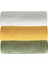 3 Lü Düz Renk El Yüz Havlu Seti &#37;100 Pamuklu 50X90 cm Yeşil Sarı Beyaz 1