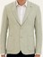 Erkek Çağla Yeşili Slim Fit Yün İpek Karışımlı Ceket 50284564-VR016 6