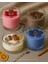 El Yapımı Soya Wax Mum Seti - Lavanta ve Gül Kokulu 4’lü Doğal Mum Seti - Kalp ve Bal Kabağı Desenli Cam Kavanozlar 1