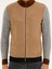 Erkek Kahverengi Regular Fit Tam Fermuarlı Triko Kazak 50277074-VR015 6