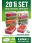 1 Lt. Beyaz Plastik Buzluk Saklama Kutusu Seti, 19-25 Parça, Şeffaf, Kendinden Kapanabilir 2