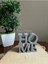 Home Yazılı Dekoratif Biblo ve Masaüstü Dekor Gri 15 cm x 15 cm Boyut 3