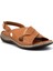 D23YS-1085 Deri Comfort Kadın Sandalet 1