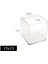 Şeffaf Akrilik Waffle Sos ve Şekerlik Kabı 15x15x15cm, Saklama ve Sunum İçin Mükemmel 1
