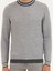 Erkek Açık Gri Slim Fit Bisiklet Yaka Triko Kazak 50271634-VR001 6