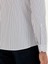 Erkek Lacivert Slim Fit Pamuk Çizgili Gömlek 50288628-VR033 7