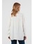 Ayıcık Nakışlı Uzun Kollu Oversize Modal Gömlek 4