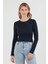 Basic Bisiklet Yaka Uzun Kollu Crop Body 1