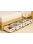 Tekerlekli Baza Altı Organizer Kutusu – 1 Adet -Beyaz Mdf, Metal Kulp, 59X35X12 cm 1