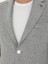 Erkek Açık Gri Slim Fit Yün Keten Karışımlı Ceket 50284659-VR001 7