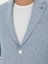 Erkek Açık Mavi Slim Fit Keten Karışımlı Ceket 50284659-VR003 7